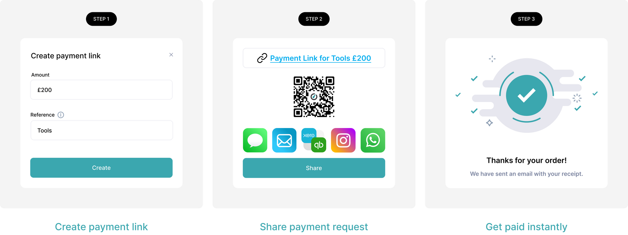 Rvvup Pay by Link | Payment Links